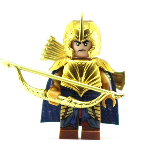 Elven Archer - BigKidBrix Custom Printed Minifig product image 1, provided for visual reference and product detail review