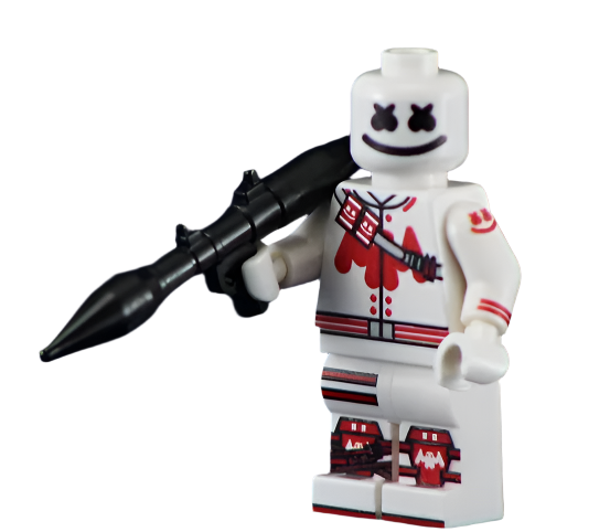 Mushmello Man - BigKidBrix Custom Printed Minifig product image 1, provided for visual reference and product detail review