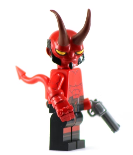 Little Hellion VI - BigKidBrix Custom Printed Minifig product image 1, provided for visual reference and product detail