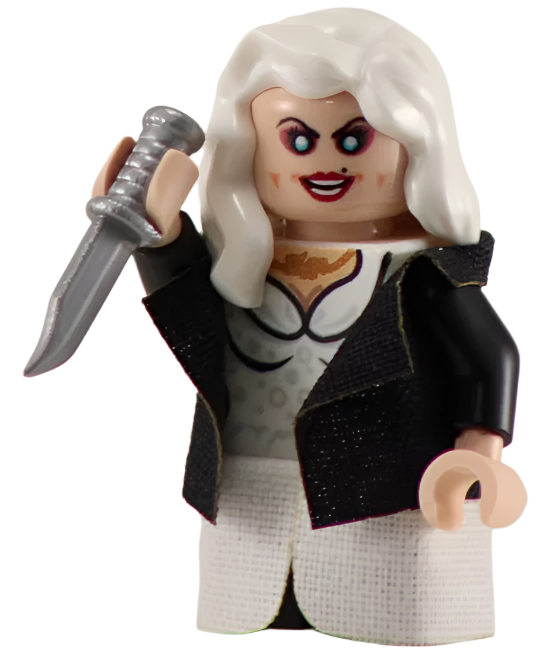 Bride of Chuckles - BigKidBrix Custom Printed Minifig product image 1, provided for visual reference and product detail