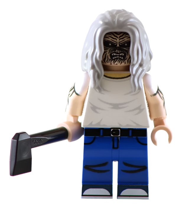 Killer Ed D. - BigKidBrix Custom Printed Minifig product image 1, provided for visual reference and product detail review