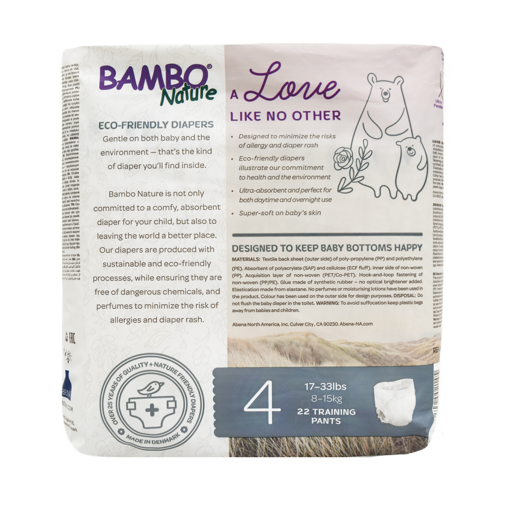 Bambo Nature Training Pants Large (8-15kg) [5 pack, 110pcs/5 pack]
