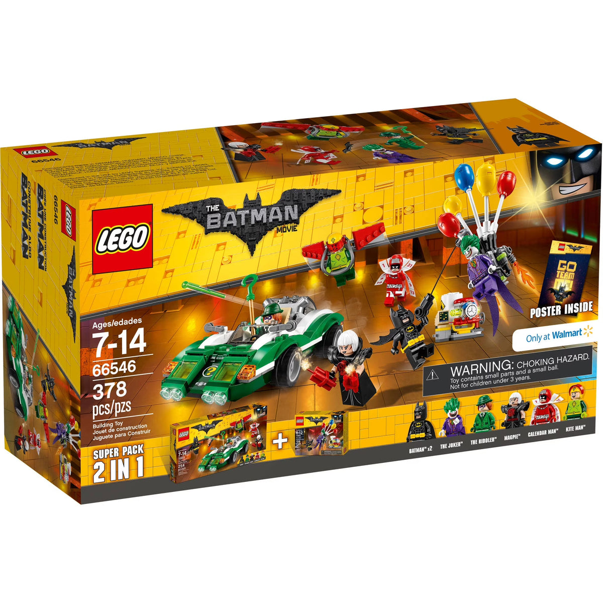 LEGO The BATMAN Movie 66546 Super Pack 2in1 product image 1, provided for visual reference and product detail review