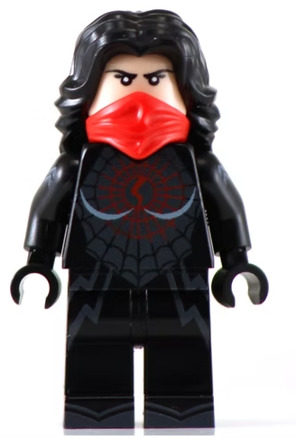 Web Girl Silk - BigKidBrix Custom Printed Minifig product image 1, provided for visual reference and product detail review
