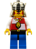 Royal Knights - King, Chrome Gold Crown, Lion Crest, Black Hips, Blue Legs (cas552) product image 1, provided for visual