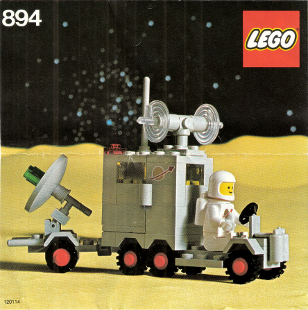 894 Mobile Signals Centre (Certified) LEGO Space product image 2, provided for visual reference and product detail review