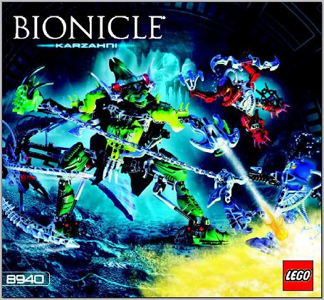 8940 Karzahni (Certified) LEGO BIONICLE product image 2, provided for visual reference and product detail review