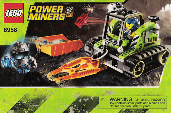 8958 Granite Grinder (Certified) LEGO Power Miners product image 2, provided for visual reference and product detail review