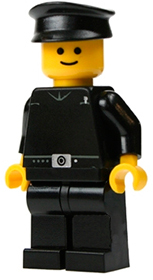 Imperial Shuttle Pilot - Yellow Head, Police Cap (sw0042) product image 1, provided for visual reference and product detail