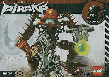 8904 Avak (Certified) LEGO BIONICLE product image 2, provided for visual reference and product detail review
