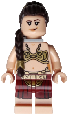 Princess Leia - Jabba Slave Outfit, Dark Brown Braid over Shoulder, Neck Bracket (sw1389) product image 1, provided for