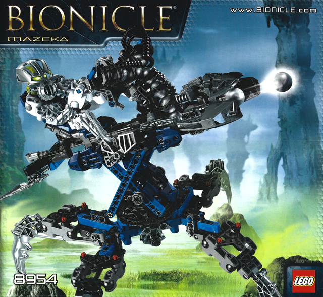 8954 Mazeka (Certified) LEGO BIONICLE product image 2, provided for visual reference and product detail review
