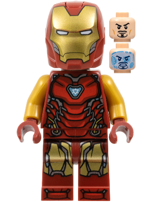 Iron Man - Mark 85 Armor, Large Helmet Visor, Thick Red Markings on Torso (sh1046) product image 1, provided for visual