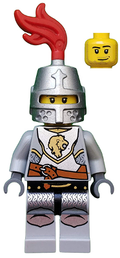 Kingdoms - Lion Knight Breastplate with Lion Head and Belt, Helmet Closed, Smirk and Stubble Beard (cas440) product image 1,