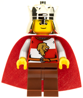 Kingdoms - Lion King Quarters, Black Eyebrows (cas482a) product image 1, provided for visual reference and product detail