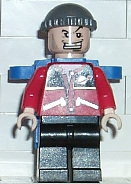 Jewel Thief 1, Red Torso w/ Space Logo, Black Legs (spd018) product image 1, provided for visual reference and product