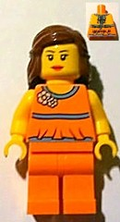 LEGO Brand Store Female, Orange Halter Top - Alpharetta, GA (tls074) product image 1, provided for visual reference and