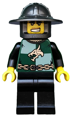 Kingdoms - Dragon Knight Quarters, Helmet with Broad Brim, Bared Teeth (cas455) product image 1, provided for visual