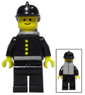 Fire - Torso Sticker with 4 Buttons, Black Fire Helmet, Light Gray Air Tanks (firec019s) product image 1, provided for