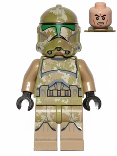 Clone Trooper, 41st Elite Corps (Phase 2) - Kashyyyk Camouflage, Scowl (sw0519) product image 1, provided for visual