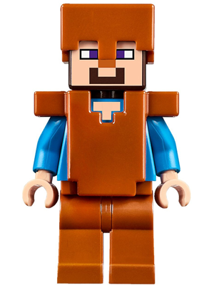 Steve (Light Nougat) - Dark Orange Legs, Helmet and Armor product image 1, provided for visual reference and product detail