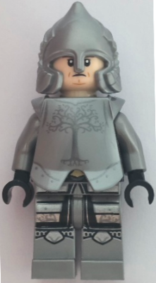 Soldier of Gondor - Light Nougat Head, Reddish Brown Eyebrows (lor155) product image 1, provided for visual reference and
