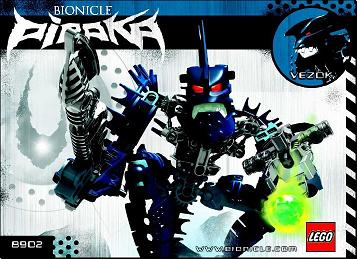 8902 Vezok (Certified) LEGO BIONICLE product image 2, provided for visual reference and product detail review