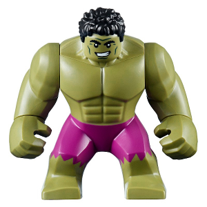 Hulk - Giant, Magenta Pants, Black Hair (sh0643) product image 1, provided for visual reference and product detail review