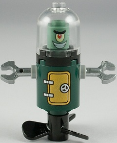 Plankton - Domed Helmet (bob027) product image 1, provided for visual reference and product detail review