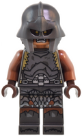 Orc - Medium Nougat Head, Pearl Dark Gray Armor and Helmet (lor134) product image 1, provided for visual reference and