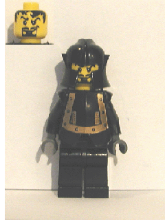Breastplate - Armor over Black, Cheek Protection Helmet (cas308) product image 1, provided for visual reference and product