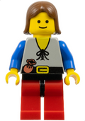 Peasant - Red Legs with Black Hips, Brown Female Hair (cas220) product image 1, provided for visual reference and product