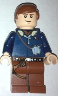 Han Solo - Light Nougat, Reddish Brown Legs with Holster (2010) (sw0088a) product image 1, provided for visual reference and