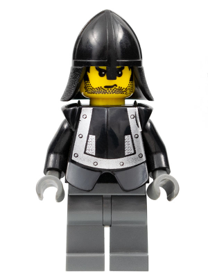 Breastplate - Armor over Black, Black Neck-Protector (cas309) product image 1, provided for visual reference and product
