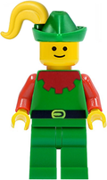 Forestman - Red, Green Hat, Yellow Plume (cas138) product image 1, provided for visual reference and product detail review