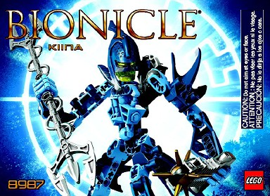 8987 Kiina (Certified) LEGO BIONICLE product image 2, provided for visual reference and product detail review