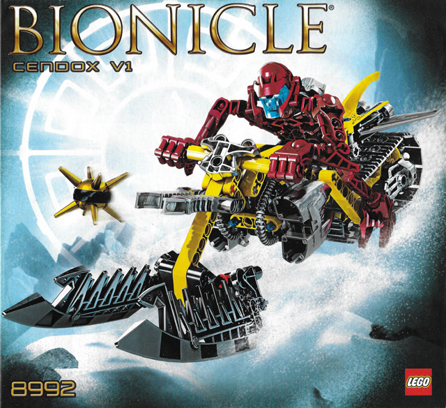 8992 Cendox V1 (Certified) LEGO BIONICLE product image 2, provided for visual reference and product detail review