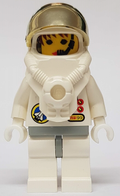 Space Port - Astronaut 2 Red Buttons, White Legs with Light Gray Hips, Female (spp002) product image 1, provided for visual