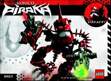 8901 Hakann (Certified) LEGO BIONICLE product image 2, provided for visual reference and product detail review