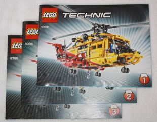 9396 Helicopter (Certified) LEGO TECHNIC product image 2, provided for visual reference and product detail review