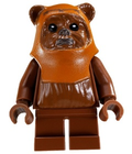 Wicket (Ewok) - Printed Dark Orange Hood, Reddish Brown Face (sw0237) product image 1, provided for visual reference and