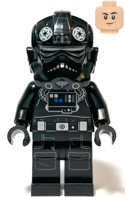 Imperial TIE Fighter Pilot - Medium Tan Head (sw1484) product image 1, provided for visual reference and product detail