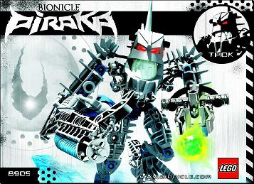 8905 Thok (Certified) LEGO BIONICLE product image 2, provided for visual reference and product detail review