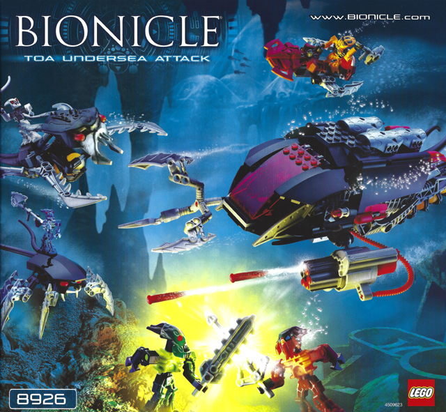 8926 Toa Undersea Attack (Certified) LEGO BIONICLE product image 2, provided for visual reference and product detail review
