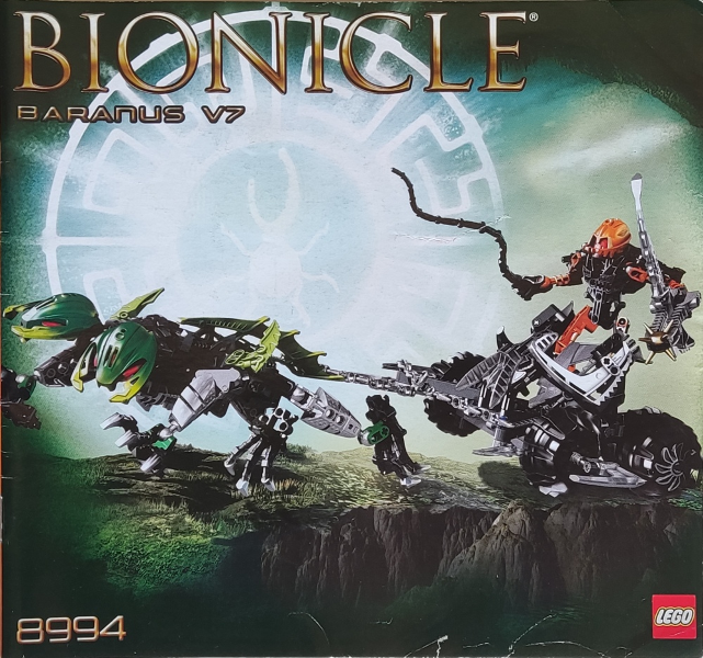 8994 Baranus V7 (Certified) LEGO BIONICLE product image 2, provided for visual reference and product detail review