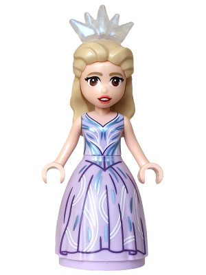 Glinda - Mini Doll, Lavender Dress, Wide Skirt, Crown Tiara (wck024) product image 1, provided for visual reference and