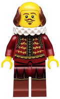 William Shakespeare, The LEGO Movie (Minifigure Only) (tlm008) product image 1, provided for visual reference and product