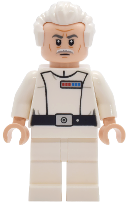 Admiral Wullf Yularen - White Uniform, White Swept Back Hair (Colonel) (sw1470) product image 1, provided for visual
