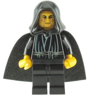 Emperor Palpatine - Yellow Head, Yellow Hands (sw0041) product image 1, provided for visual reference and product detail