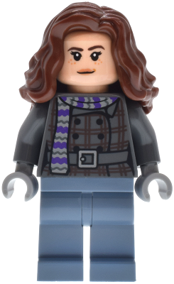 Hermione Granger - Dark Bluish Gray Jacket with Scarf (hp588) product image 1, provided for visual reference and product